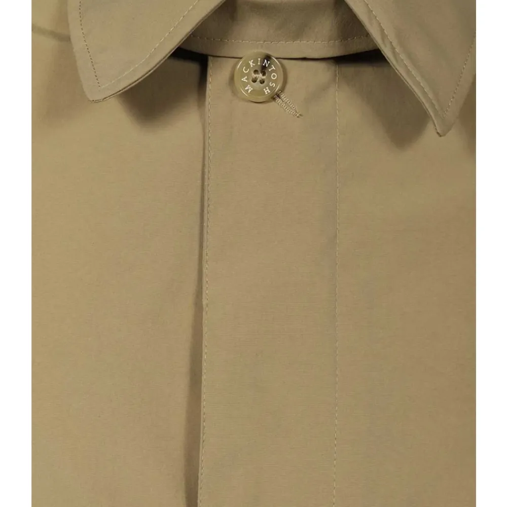Frakker<Mackintosh Stilfuld Trench Coat med Logo Knapper Beige