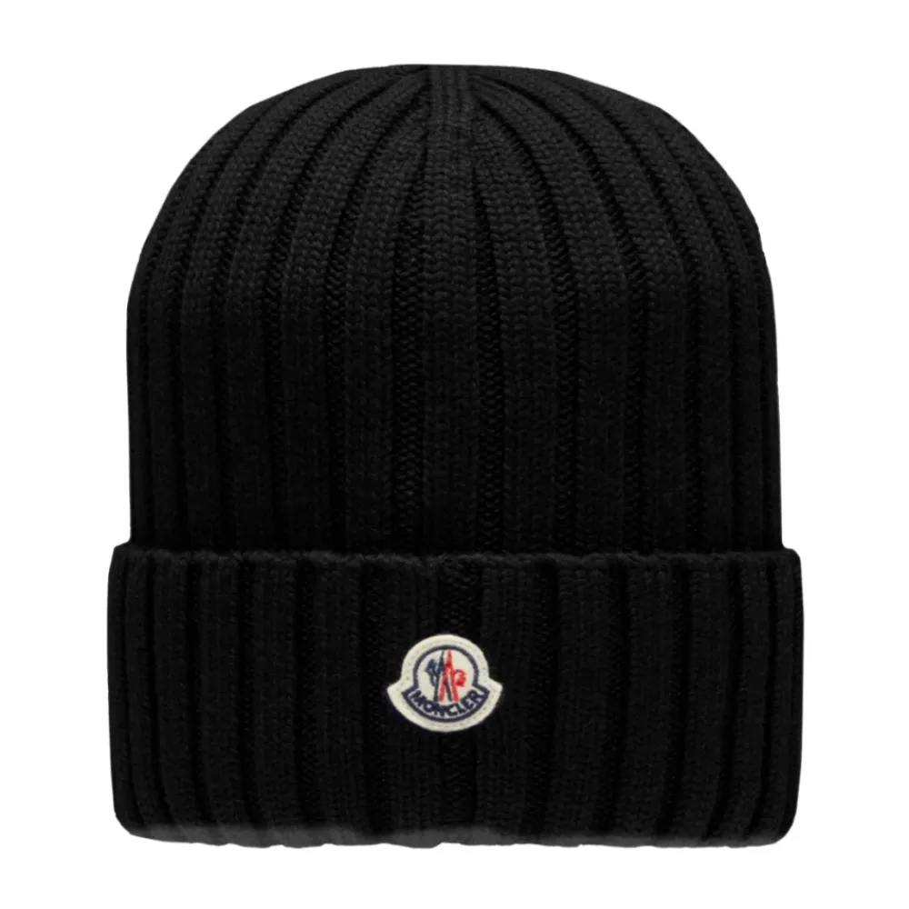 Huer & Kasketter<Moncler Stilfuld Vinterhat til Mænd Sort
