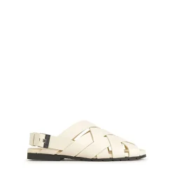 Sandaler<Bottega Veneta Stilfulde Alfie Sandaler til Sommeren Hvid