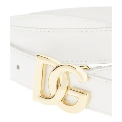 Bælter^Dolce & Gabbana Stilfulde Bælter Samling Hvid
