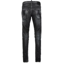 Jeans<Dsquared2 Stilfulde Denim Jeans Bukser Sort