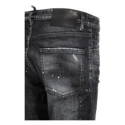 Jeans<Dsquared2 Stilfulde Denim Jeans Bukser Sort