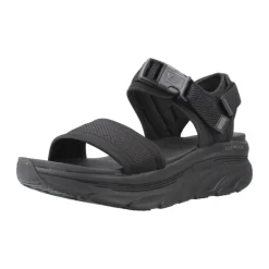 Sandaler^Skechers Stilfulde flade sandaler til kvinder Sort