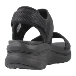 Sandaler^Skechers Stilfulde flade sandaler til kvinder Sort