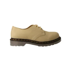 Snøresko<Dr. Martens Stilfulde læderballerinaer Beige