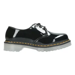Snøresko^Dr. Martens Stilfulde lædersko med snørebånd Sort