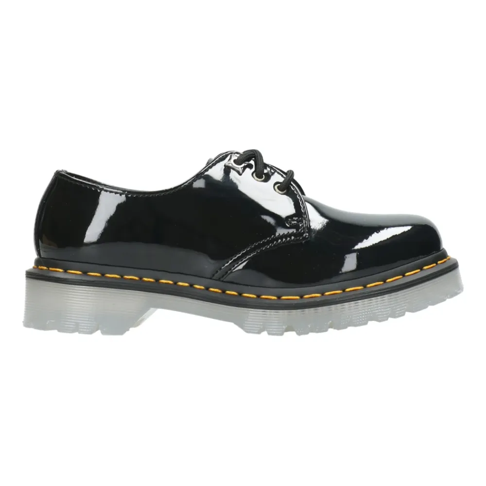 Snøresko^Dr. Martens Stilfulde lædersko med snørebånd Sort