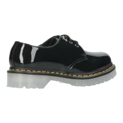 Snøresko^Dr. Martens Stilfulde lædersko med snørebånd Sort