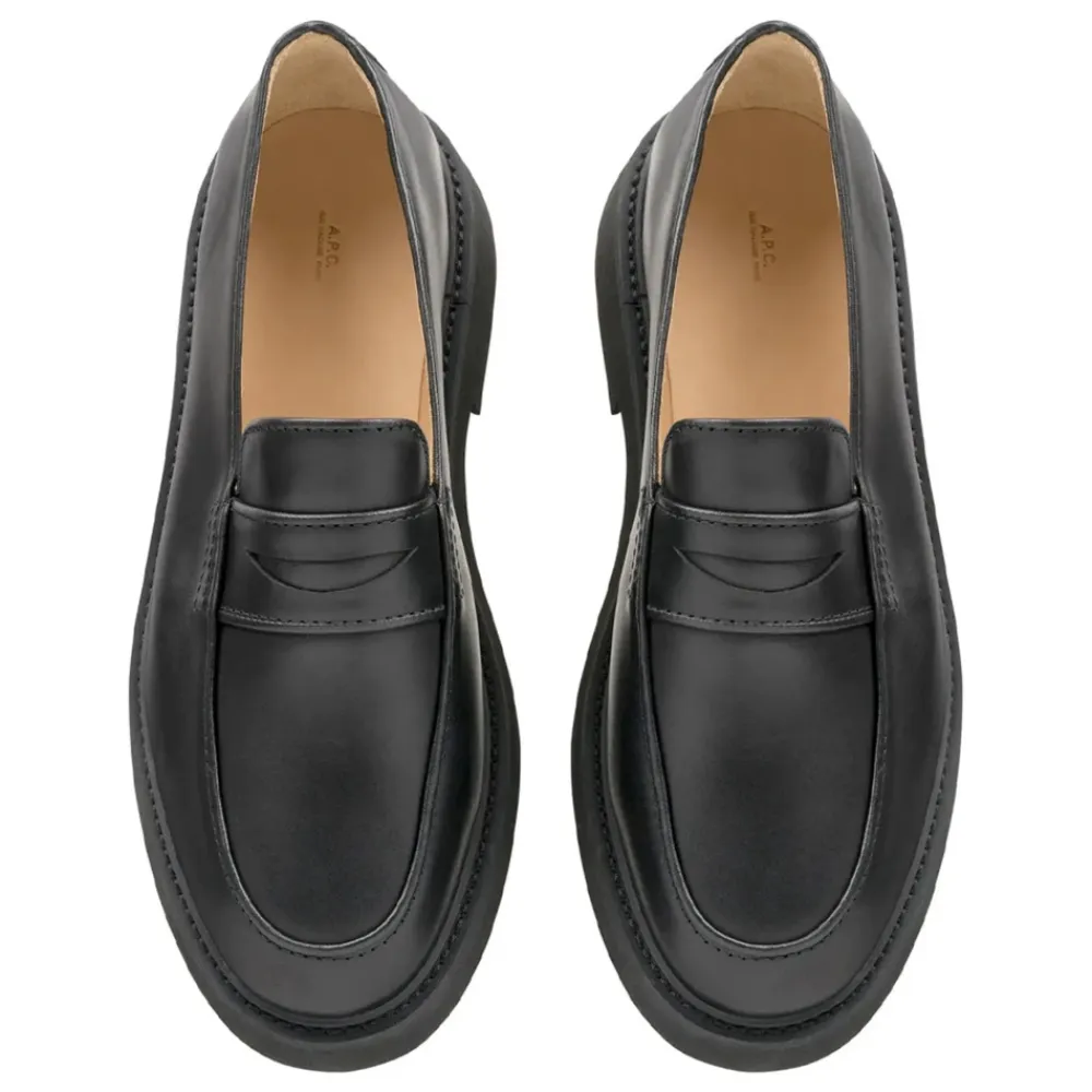 Loafers^A.P.C. Stilfulde Loafers til Mænd Sort
