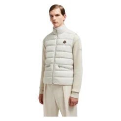 Jakker^Moncler Stilfulde Puffer Veste til Mænd Beige