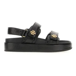 Sandaler<Tory Burch Stilfulde Sandaler til Sommeren Sort