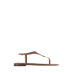 Sandaler<Saint Laurent Stilfulde Sandaler til Sommerbrug Brun