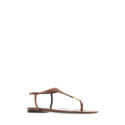 Sandaler<Saint Laurent Stilfulde Sandaler til Sommerbrug Brun