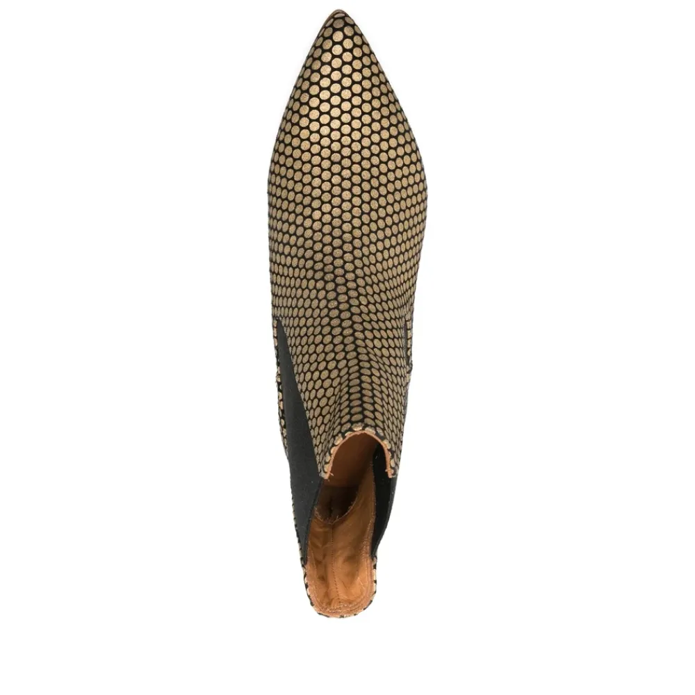 Chelsea Boots^Chie Mihara Stilfulde sko med HELIX Mongo hæl Gul