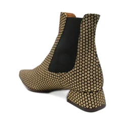 Chelsea Boots^Chie Mihara Stilfulde sko med HELIX Mongo hæl Gul