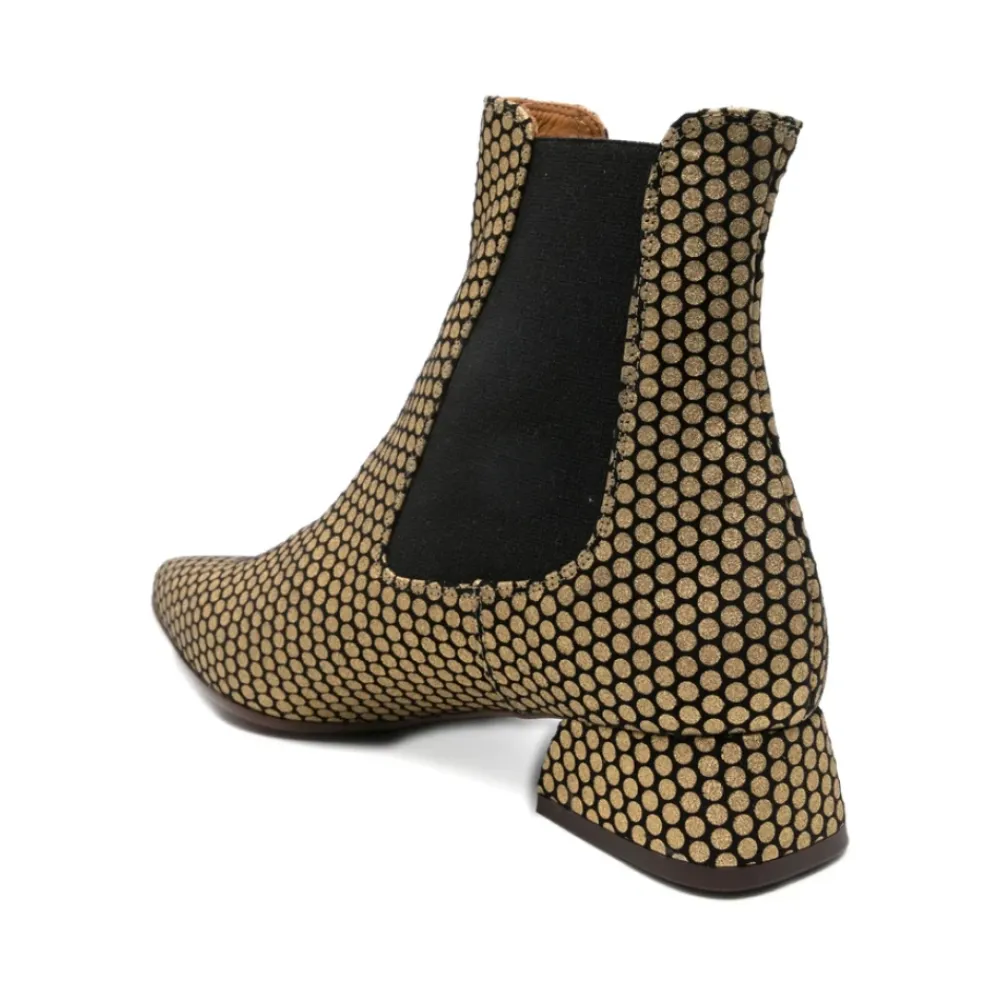 Chelsea Boots^Chie Mihara Stilfulde sko med HELIX Mongo hæl Gul