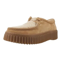 Snøresko<Clarks Stilfulde Snøresko til Mænd Brun