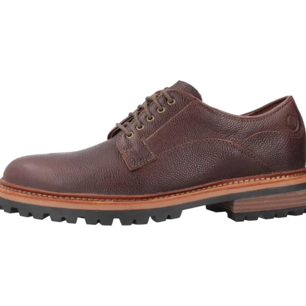 Business Sko<Clarks Stilfulde Snøresko til Mænd Rød