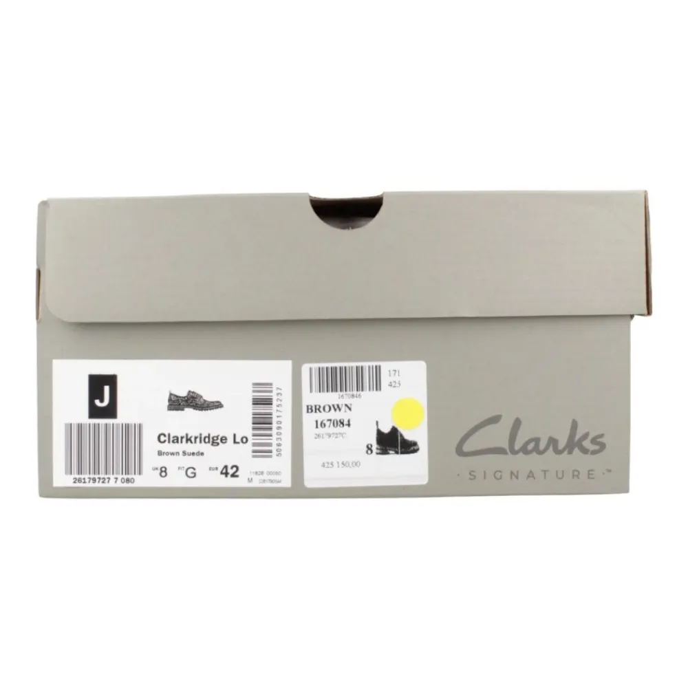 Business Sko^Clarks Stilfulde Snørestøvler Brun