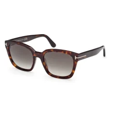 Solbriller^Tom Ford Stilfulde solbriller med blå stel Brun