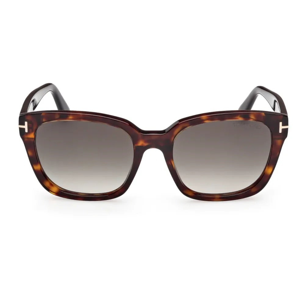 Solbriller^Tom Ford Stilfulde solbriller med blå stel Brun