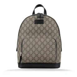 Rygsække<Gucci Stilfuldt læderrygsæk med logomotiv Multifarvet