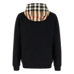 Trøjer<Burberry Stilfuldt Sweatshirt til Mænd og Kvinder Sort
