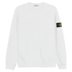 Trøjer|Sweatshirts<Stone Island Sweaters White Hvid