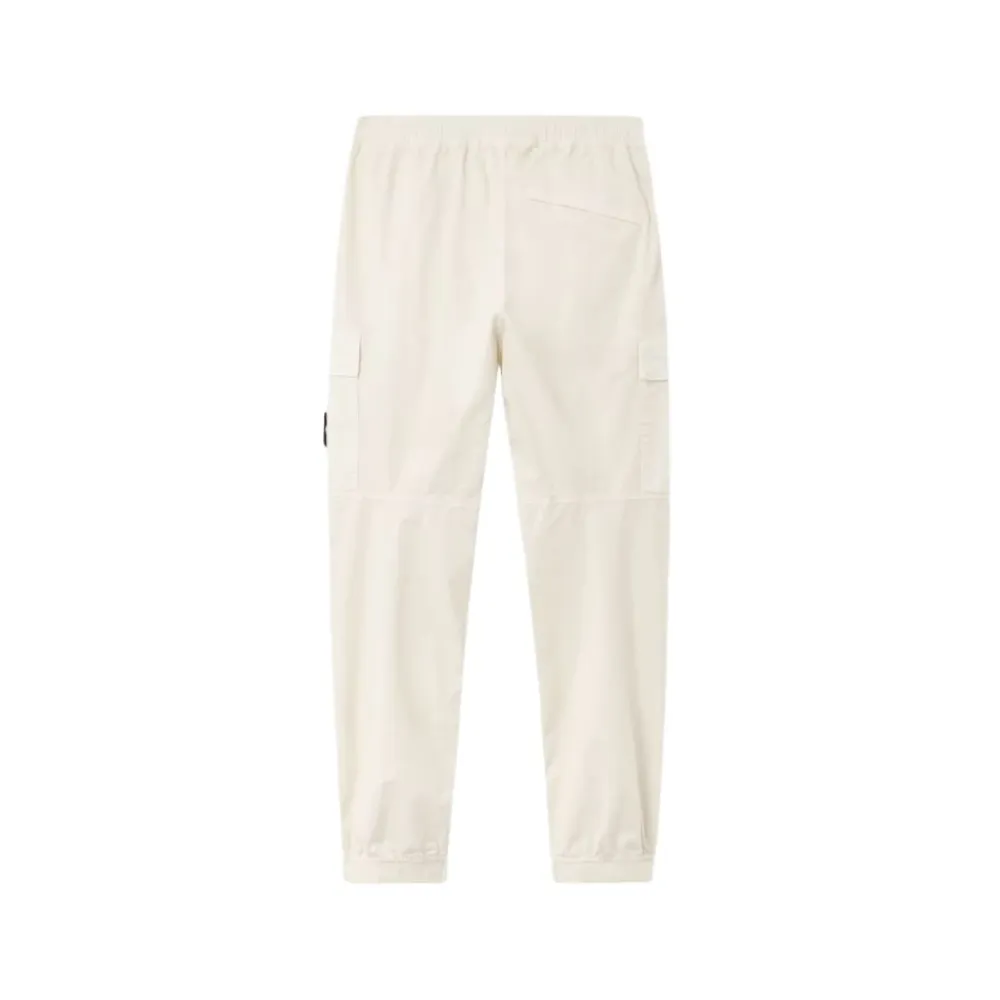 Bukser<Stone Island STONE TROUSERS E26 Hvid