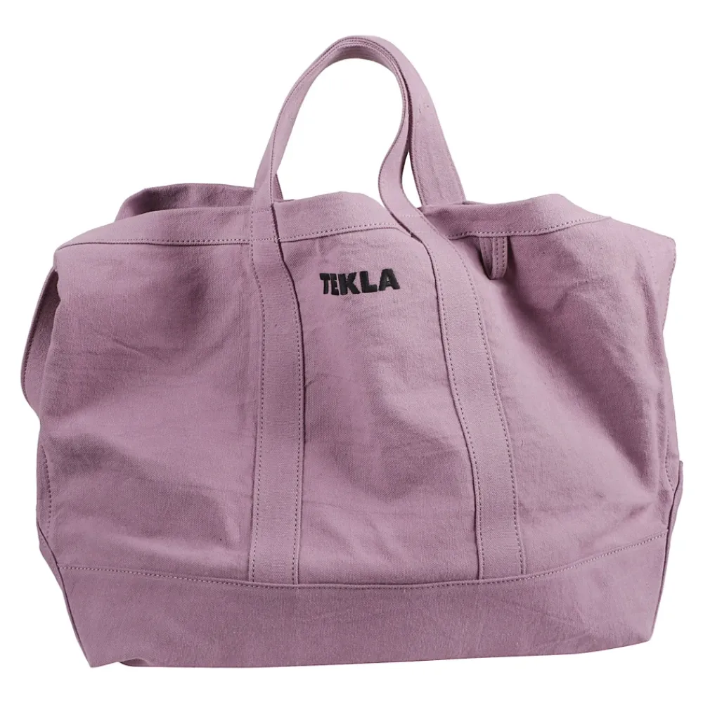 Indkøbstasker<Tekla Stor Bomuldstote Bag Lilla