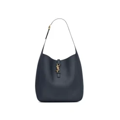 Skuldertasker^Saint Laurent Stor YSL Skulder Hobo Taske Sort