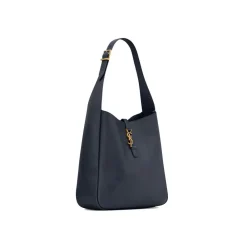 Skuldertasker^Saint Laurent Stor YSL Skulder Hobo Taske Sort
