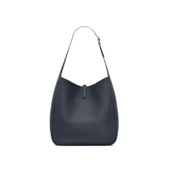 Skuldertasker^Saint Laurent Stor YSL Skulder Hobo Taske Sort