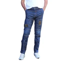 Jeans^Aeronautica Militare Straight Jeans Blå