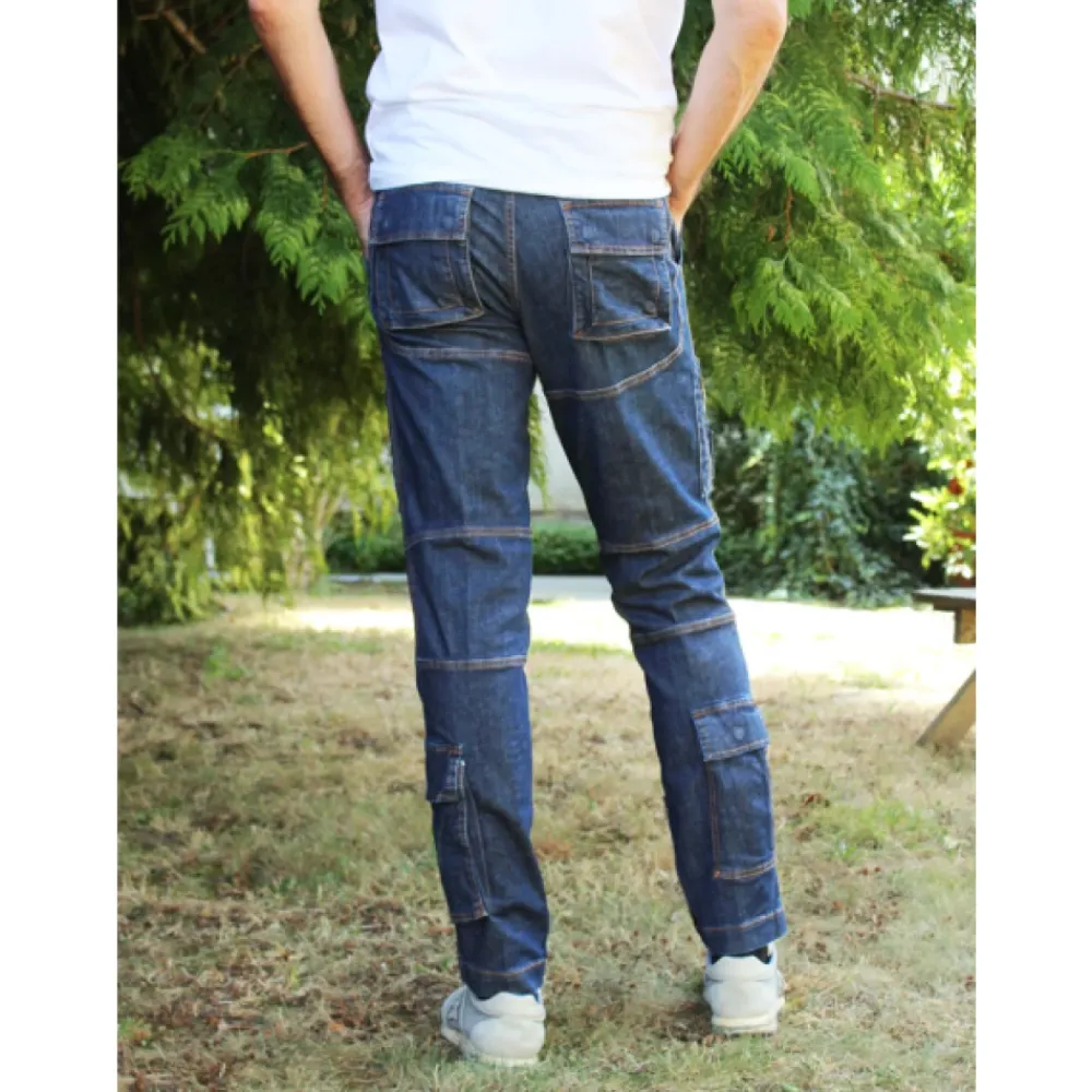 Jeans^Aeronautica Militare Straight Jeans Blå