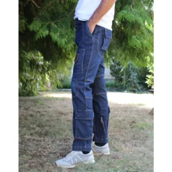 Jeans^Aeronautica Militare Straight Jeans Blå