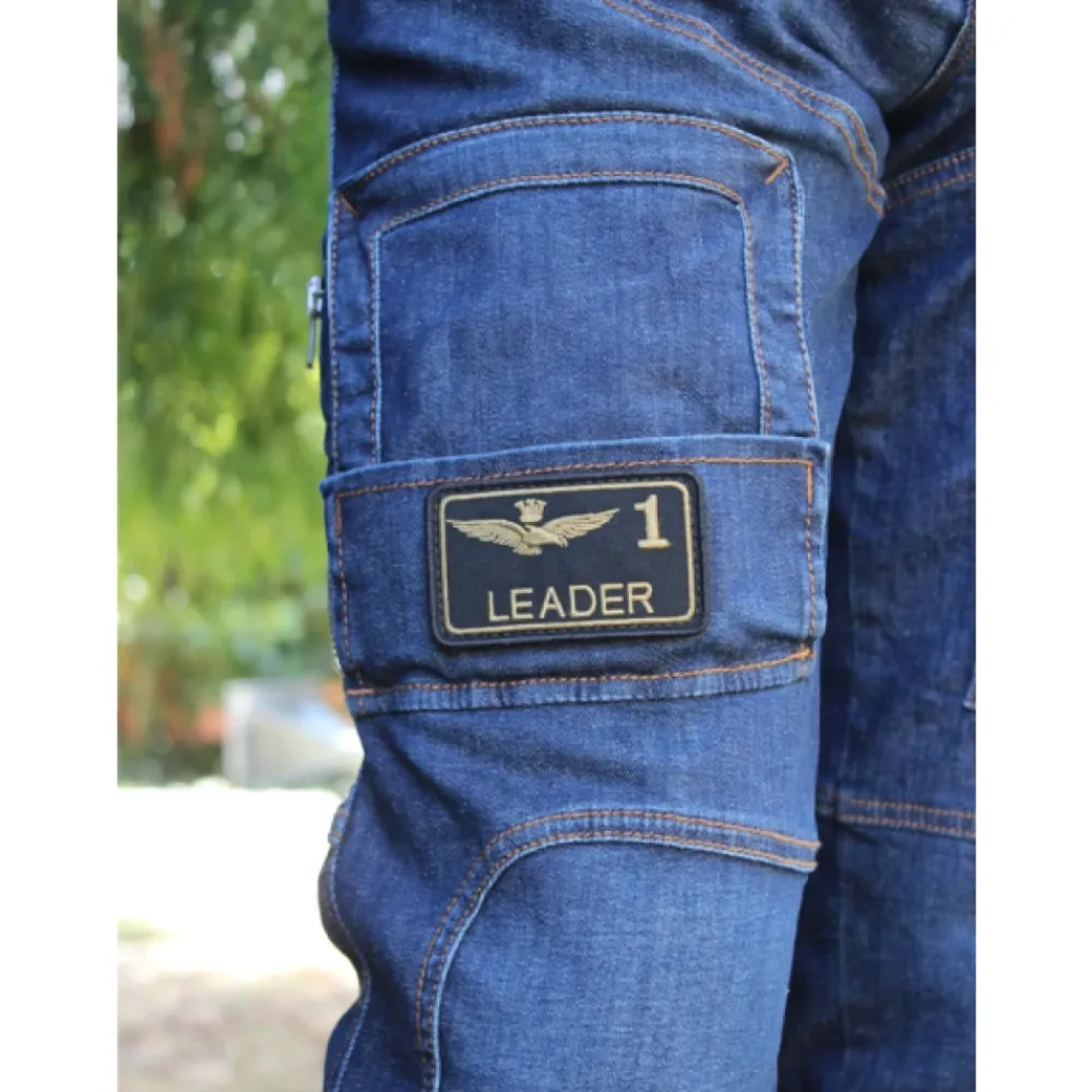 Jeans^Aeronautica Militare Straight Jeans Blå