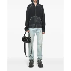 Jeans<Acne Studios Straight Leg Garment Dyed Denim Jeans Blå