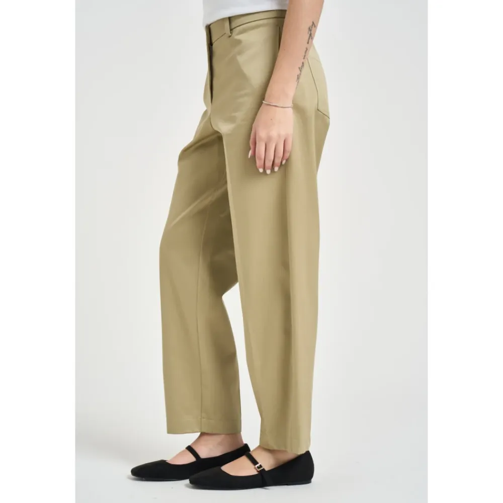 Bukser^Patrizia Pepe Straight Trousers Beige