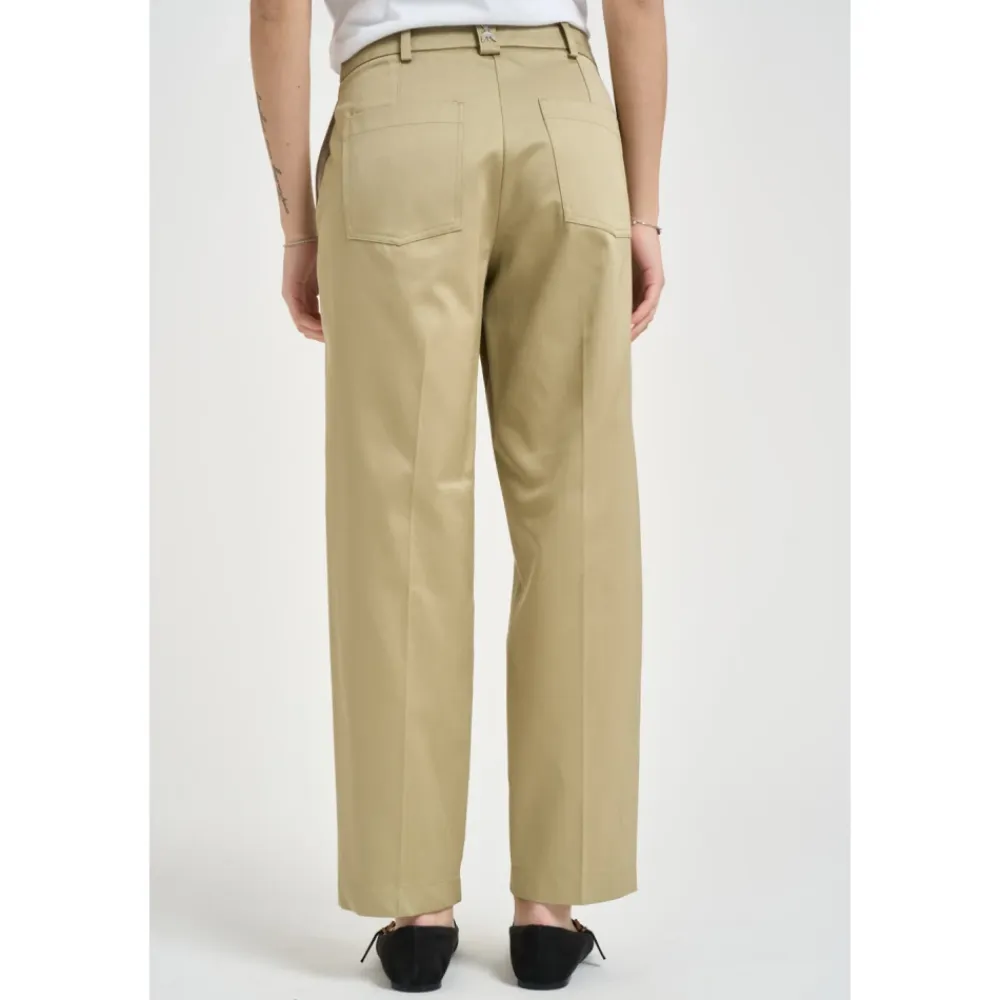 Bukser^Patrizia Pepe Straight Trousers Beige