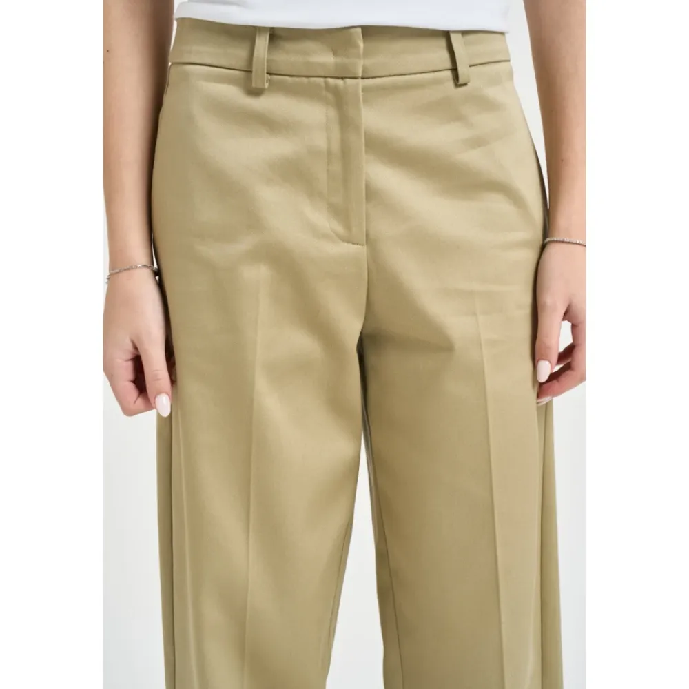 Bukser^Patrizia Pepe Straight Trousers Beige