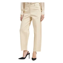 Bukser<Patrizia Pepe Straight Trousers Beige