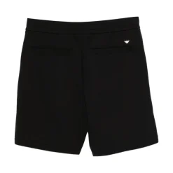 Træningsbukser & Tights<Emporio Armani Stretch double jersey Bermuda shorts Sort