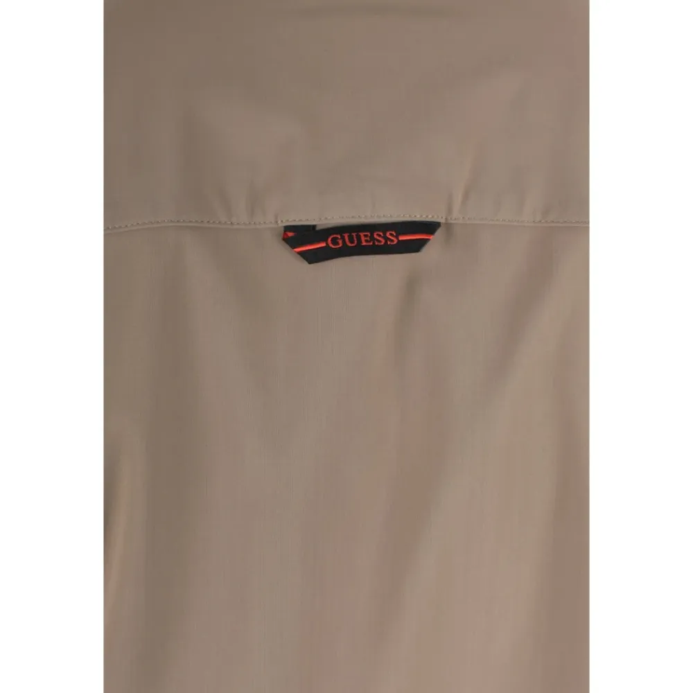 Skjorter^Guess Stretch Nylon Skjorte Brun
