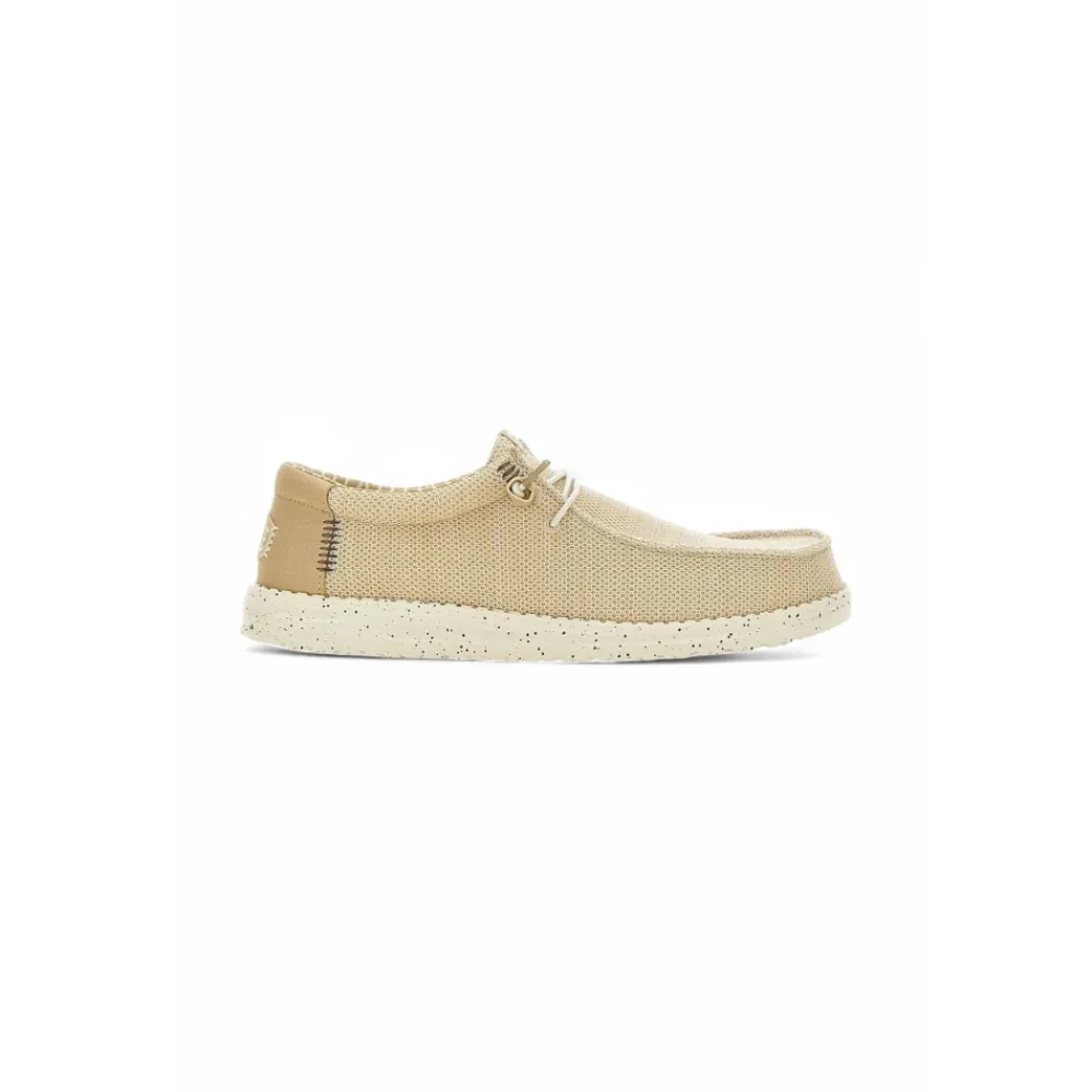Business Sko^Hey Dude Stretch Sox Mokkasiner Letvægts Sand Beige