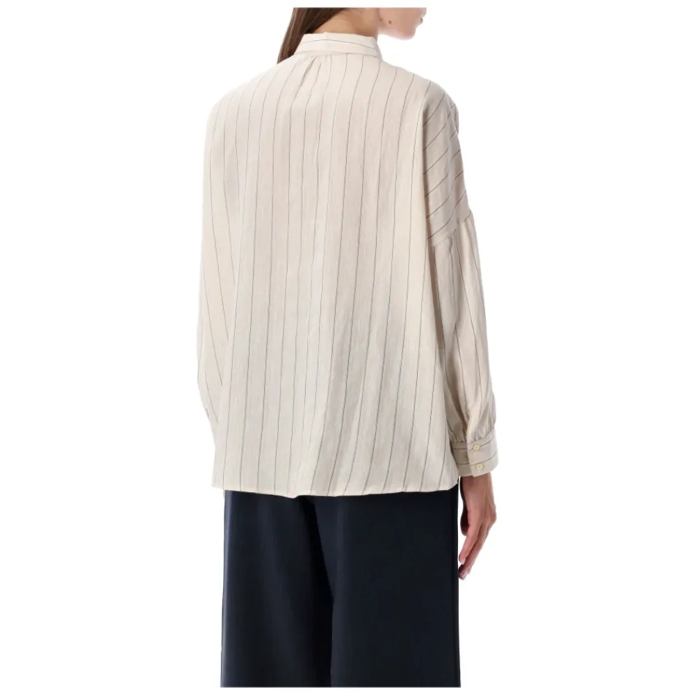 Bluser & Skjorter<Sessun Stribet Botan Skjorte Beige