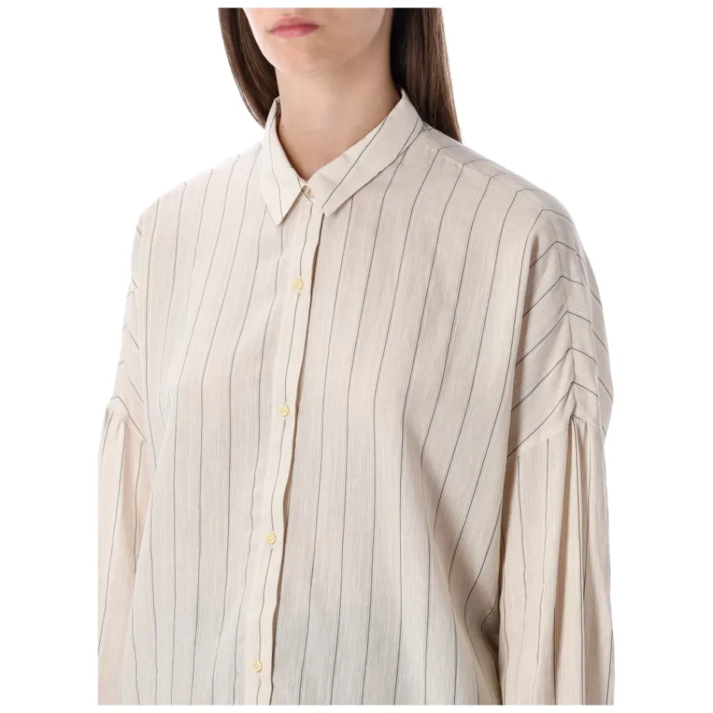 Bluser & Skjorter<Sessun Stribet Botan Skjorte Beige