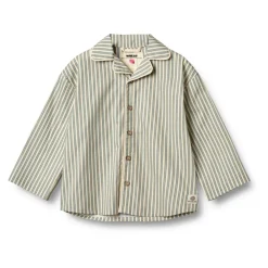Nattøj<Wheat Stribet Unisex Junior Pyjamas Soft Stripe Grøn