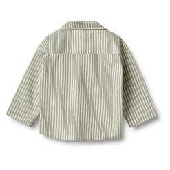 Nattøj<Wheat Stribet Unisex Junior Pyjamas Soft Stripe Grøn