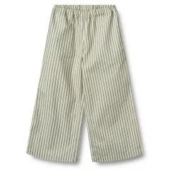 Nattøj<Wheat Stribet Unisex Junior Pyjamas Soft Stripe Grøn